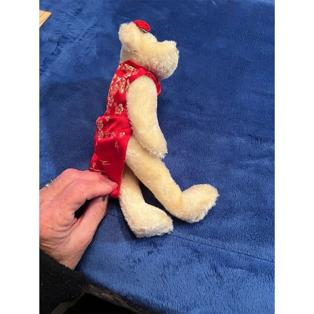 Ty Attic Treasures Mei Li‎ Poseable Red Bear 12